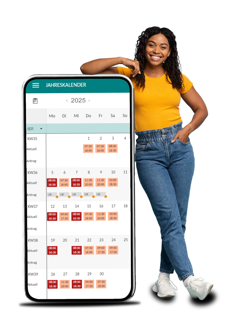 Generation Y-Mobile Apps-Dienstplanung