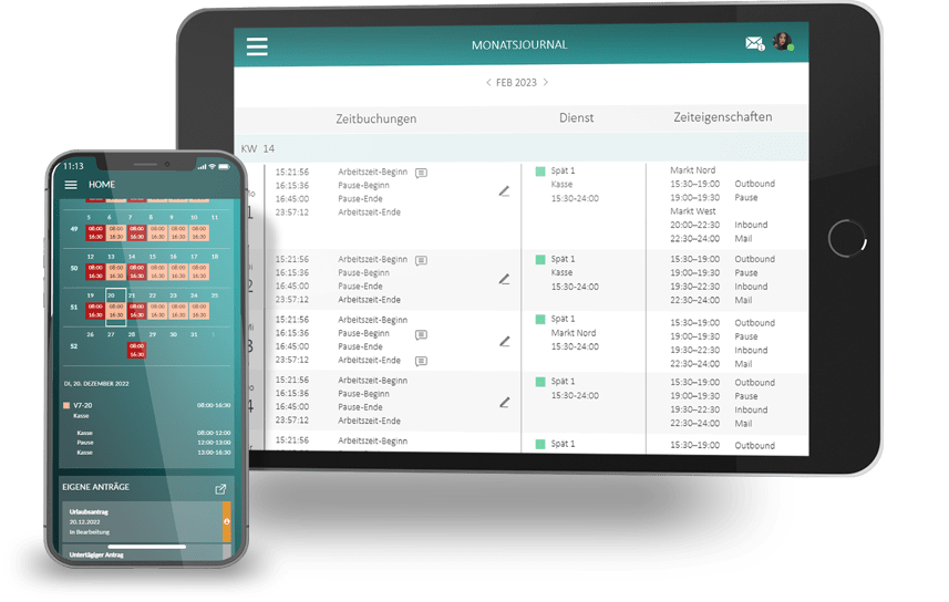 Self Rostering mit plano WFM