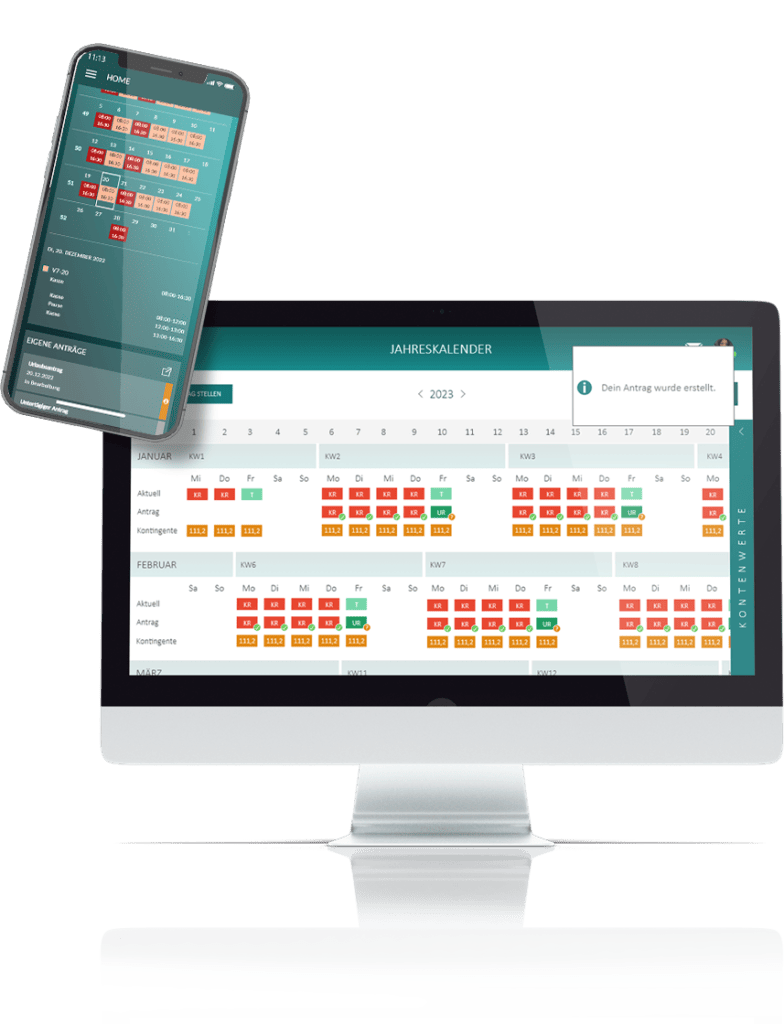myplano Software auf Smartphone und Desktop