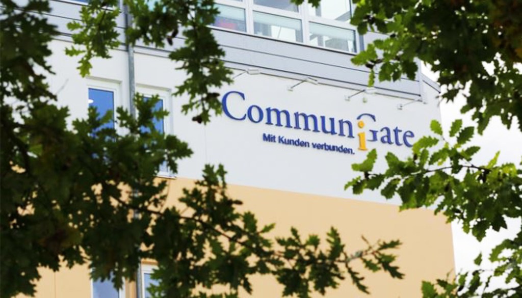 Kunden Referenz Unternehmensgebäude CommuniGate Logo