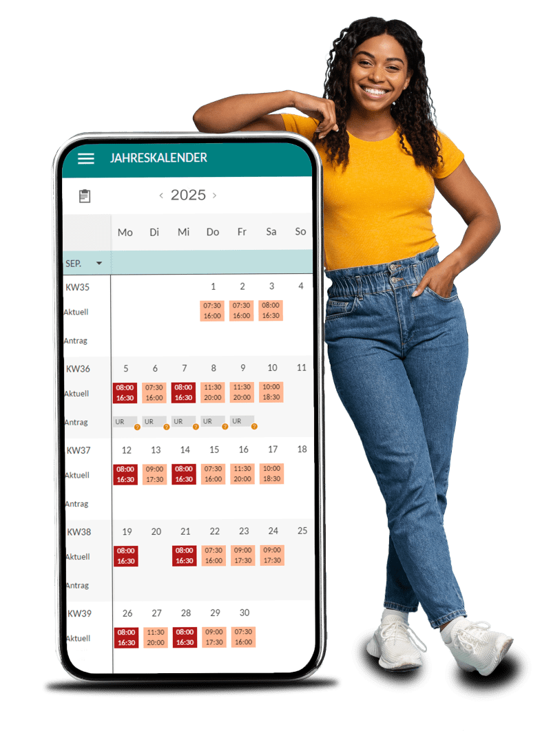 Generation Y-Mobile Apps-Dienstplanung