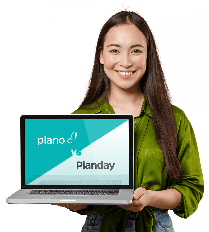 plano im Vergleich mit Planday