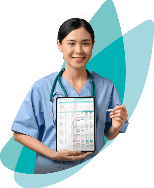 Sustainable workforce management – young woman from healthcare.