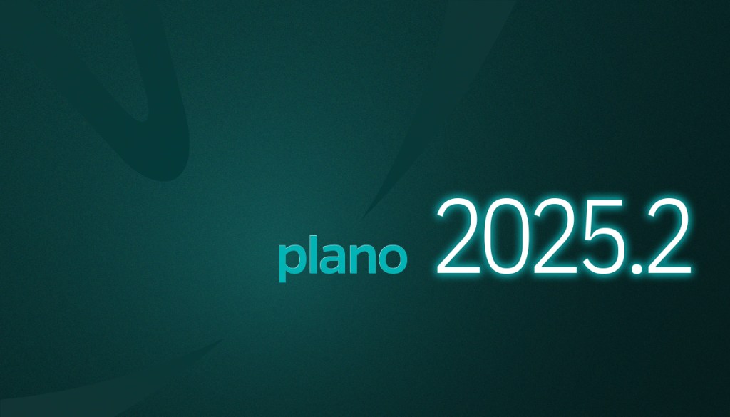 Header image for the Release Notes 2025.2 of plano